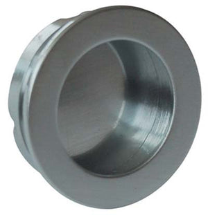 MANIGLIA INCASSO TONDA COTTALI - MM 30X12 OTTONE LUCIDO- 2 pezzi