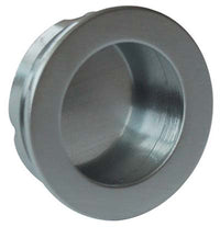 MANIGLIA INCASSO TONDA COTTALI - MM 30X12 OTTONE CROMO SATINATO- 2 pezzi