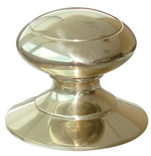 POMOLO X PORTONE SPAGNA COTTALI  OTTONE LUCIDO D.MM 72 BASE D.MM 84