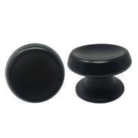 POMOLO X PORTONE 166 SAGUATTI  ALLUMINIO NERO D.MM 80 BASE D.MM 70