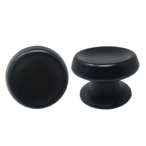 POMOLO X PORTONE 166 SAGUATTI  ALLUMINIO NERO D.MM 80 BASE D.MM 70