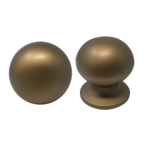 POMOLO X PORTONE 169 SAGUATTI  ALLUMINIO BRONZO SATINATO D.MM 70 BASE D.MM 60