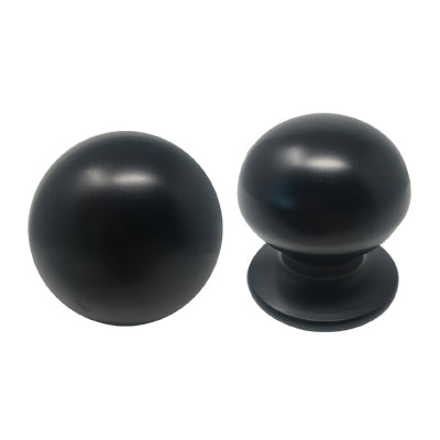 POMOLO X PORTONE 169 SAGUATTI  ALLUMINIO NERO D.MM 70 BASE D.MM 60