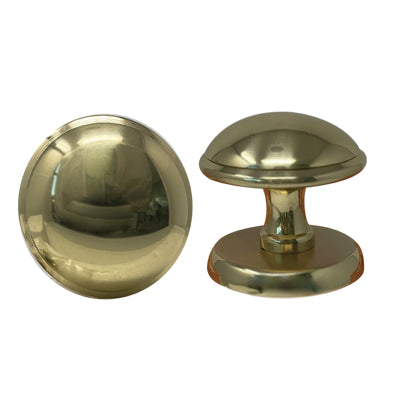 POMOLO X PORTONE GIADA  OTTONE ORO LUCIDO D.MM 70 BASE D.MM 70