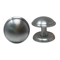 POMOLO X PORTONE GIADA  OTTONE CROMO SATINATO D.MM 70 BASE D.MM 70