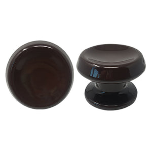 POMOLO X PORTONE 866 SAGUATTI  ALLUMINIO MARRONE RAL 8017 D.MM 80 BASE D.MM 70