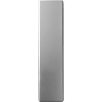 PLACCA AVVOLGITORE CIECA UNIVERSALE - ABS GRIGIO SATINATO MM 65X250- 5 pezzi