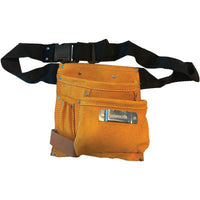 BORSA CARPENTIERE 2 TASCHE + PORTA MARTELLO EFFE  CROSTA BOVINA + CINTA