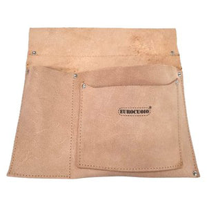 BORSA CARPENTIERE 3 TASCHE  CROSTA BOVINA CM 30X30