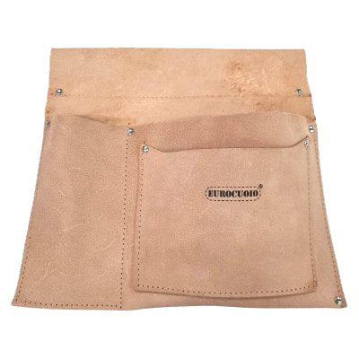 BORSA CARPENTIERE 3 TASCHE  CROSTA BOVINA CM 30X30