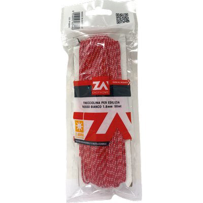 FILO EDILIZIA BIANCO/ROSSO - PPL MT 50- 5 pezzi