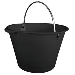 SECCHIO MURATORE - PE NERO D.CM 34 LITRI 8 M.FERRO- 12 pezzi