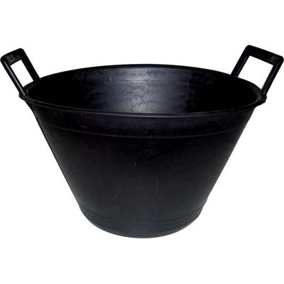 SECCHIO MURATORE DUE MANICI PE - NERO D.CM 36 LITRI 10- 10 pezzi