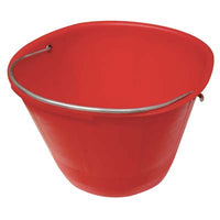 SECCHIO MURATORE - PE ROSSO D.CM 36 LITRI 8 M.ZINCATO- 10 pezzi