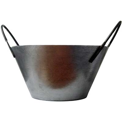 SECCHIO MURATORE DUE MANICI FERRO - D.CM 34 LITRI 12- 6 pezzi