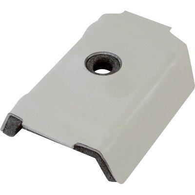 CAPPELLOTTO COPERTURE GRECATE - GRECA MM 15/19 BIANCO/GRIGIO RAL9002 CF=PZ 100- 1 confezioni