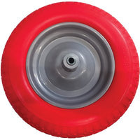 RUOTA PU ANTIFORO X CARRIOLA BPA WORKIT - 3,50X8 DISCO METALLO ASSE MM 12X170- 1 kit