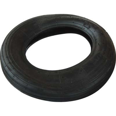 PNEUMATICO X RUOTA CARRIOLA  3.50X8 GOMMA NERA + PFU