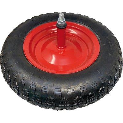 RUOTA PNEUMATICA X CARRIOLA HAND - 3.50X8 DISCO METALLO ASSE MM 12X260 +PFU- 1 kit