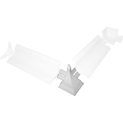 GIUNZIONE ESTERNA X RACCORDO IGIENICO LATERALI MOR - 25 pezzi