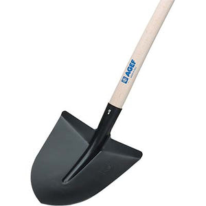 BADILE A PUNTA + SPALLA + M.LEGNO TITAN AGEF  ACCIAIO TEMPRATO/FAGGIO CM 29X28 GR 1840