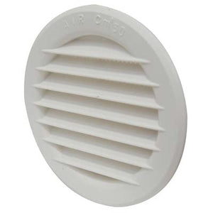 BOCCHETTA AERAZIONE POLISTIRENE TONDA - MM  80- 50 pezzi