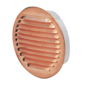 BOCCHETTA AERAZIONE RAME TONDA - BOCCAGLIO PLASTICA MM 120- 2 pezzi