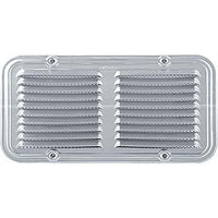 BOCCHETTA AERAZIONE ALLUMINIO RETTANGOLARE - MM 140X250- 5 pezzi