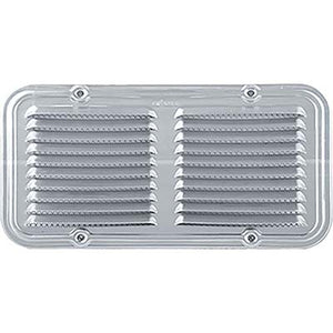 BOCCHETTA AERAZIONE ALLUMINIO RETTANGOLARE - MM 140X250- 5 pezzi