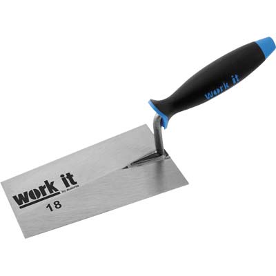 CAZZUOLA PUNTA QUADRA WORK-IT AUSONIA - MANICO SINTETICO CM 20- 6 pezzi