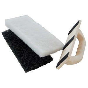 FRATTONE PULIZIA PIASTRELLE 873 ANCORA  BASE POLIURETANO 2 TAMPONI H.MM 20 MM 250X120