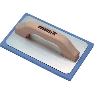 FRATTONE GOMMA AUSONIA - BLU BASE ALLUMINIO/LEGNO MM 135X215- 2 pezzi