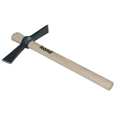 MARTELLINA MURATORE MALEPEGGIO M.LEGNO HAND  ACCIAIO FORGIATO SM.MM 27X36 GR 400