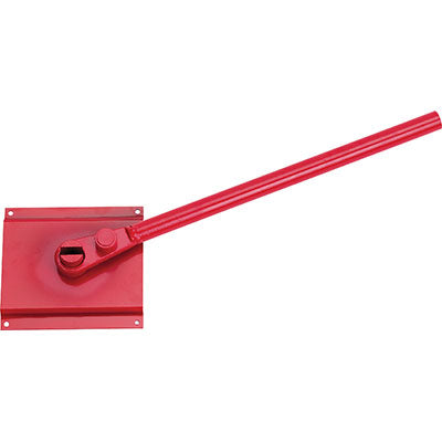 PIASTRA PIEGAFERRO + MANICO  ACCIAIO FORGIATO VERN MM 210/190