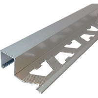 PROFILO JOLLY ALUSQUARE ARCANSAS - ALLUM ARGENTO MM 10X27 H.CM 250- 5 pezzi