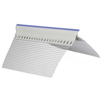 PARASPIGOLO INTONACO GOCCIOLATOIO + RETE - MM 100X100 H.CM 250- 5 pezzi