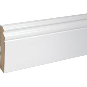 BATTISCOPA BAROCCO PIRCHER - MDF BIANCO MM 18X100 H.MM 2250- 6 pezzi