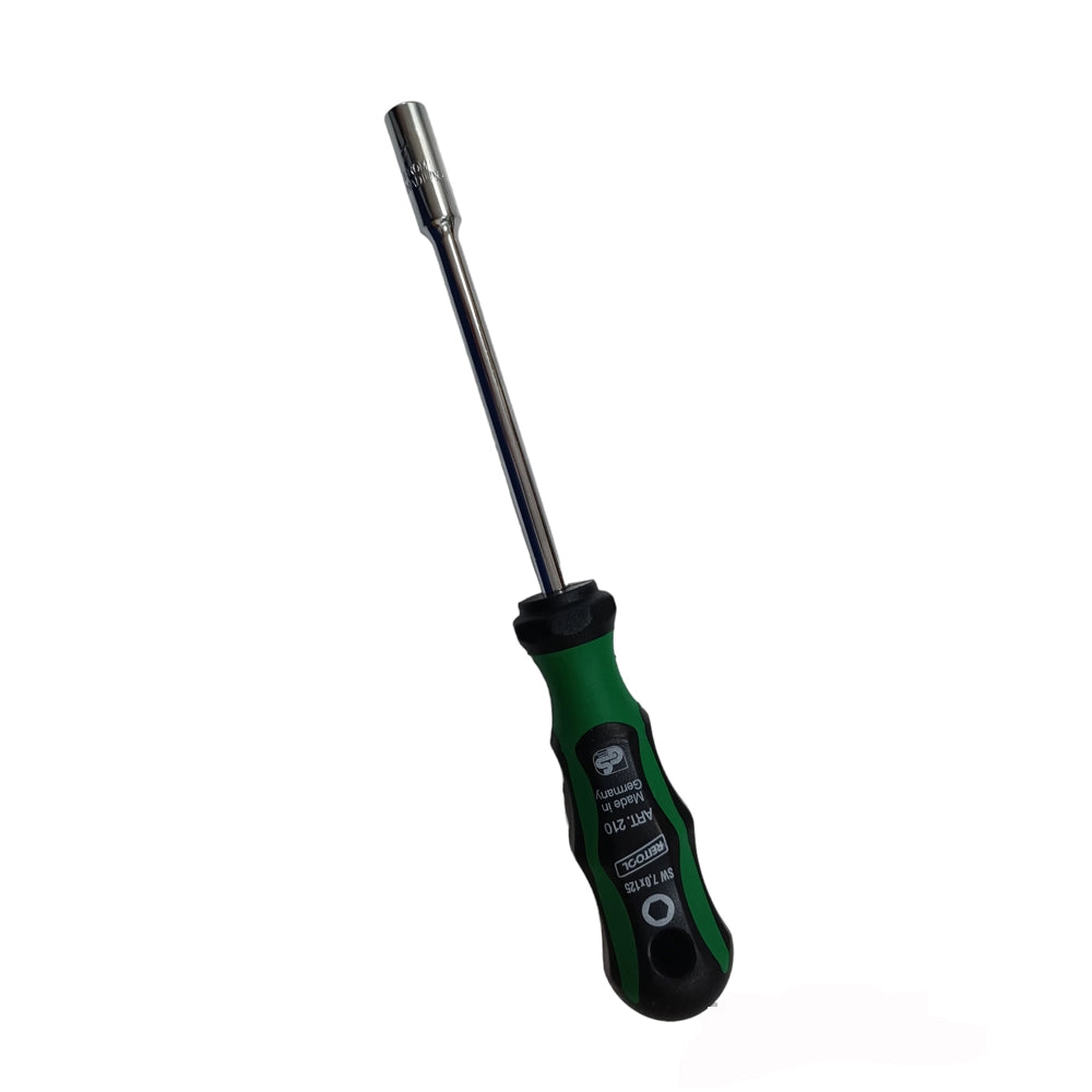 CACCIAVITE CHIAVE A BUSSOLA ESAGONALE Cr-V 7x125mm REITOOL 210.07