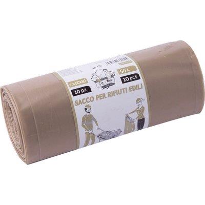 SACCO DETRITI EDILI ELEPACKING - GR 90 MY 120 CM 50X80 CF=PZ 10- 20 confezioni