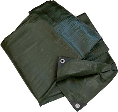 TELONE OCCHIELLATO PE PESANTE VERDE HAND - GR/MQ 180 MT 3X3- 2 pezzi