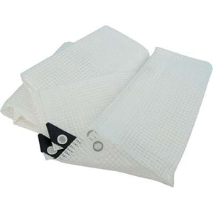 TELONE OCCHIELLATO LENO KRISTAL HAND - TRASPARENTE GR/MQ 160 MT 3X2- 2 pezzi