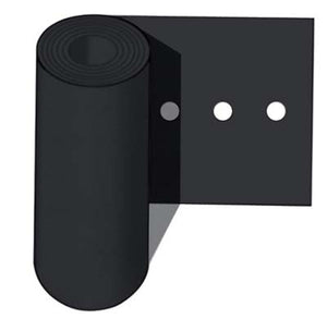 FOGLIA POLIETILENE NERA FORO SINGOLO SELF  MM 0,05 PASSO CM 30 H.CM 120 L.MT  50 CA