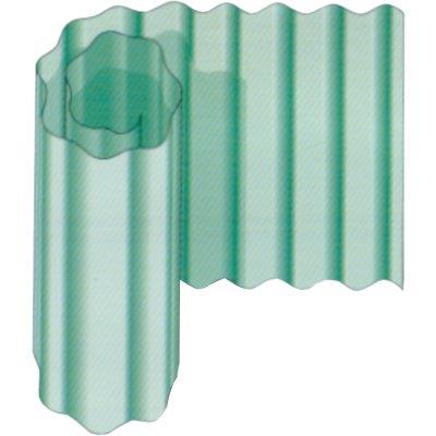 LAMINATO VETRORESINA ONDULATO VERDE - H.CM 125 L.MT 40