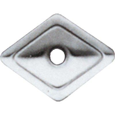 RONDELLA TIRAFONDO ROMBOIDALE ZINCATA - MM 27X27 FORO MM 6,5 CF=PZ 100- 2 confezioni