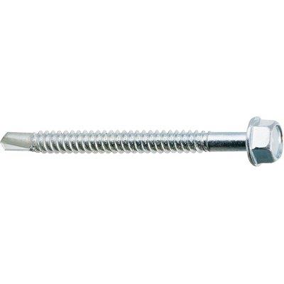 VITE AUTOPERFORANTE METALLO AMBROVIT - TECC ZINCATA BIANCA MM 6,3X110 CF=PZ 100- 1 confezioni