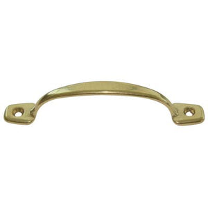 MANIGLIETTA OTTONE X MOBILI - LUCIDO I.MM  80- 10 pezzi