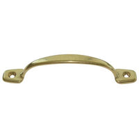 MANIGLIETTA OTTONE X MOBILI - CROMATO I.MM 140- 10 pezzi