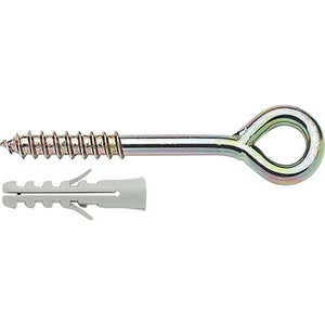 TASSELLO ACCIAIO/NYLON PONTEGGI E/PN ELEMATIC - OCCHIOLO ZINCATO MM 50 + E/PN 14X120- 15 pezzi