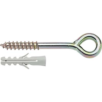 TASSELLO ACCIAIO/NYLON PONTEGGI E/PN ELEMATIC - OCCHIOLO ZINCATO MM 50 + E/PN 14X140- 15 pezzi