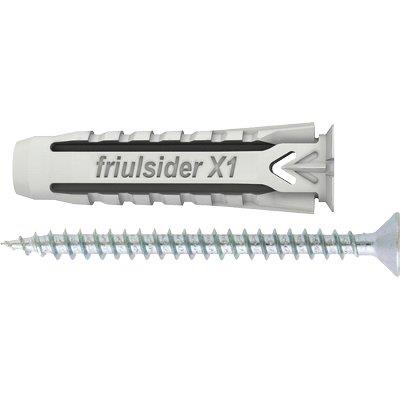 TASSELLO NYLON X1 VITE FRIULSIDER - VITE TSP CAVA PZ X1  5 CF=PZ 100- 1 confezioni